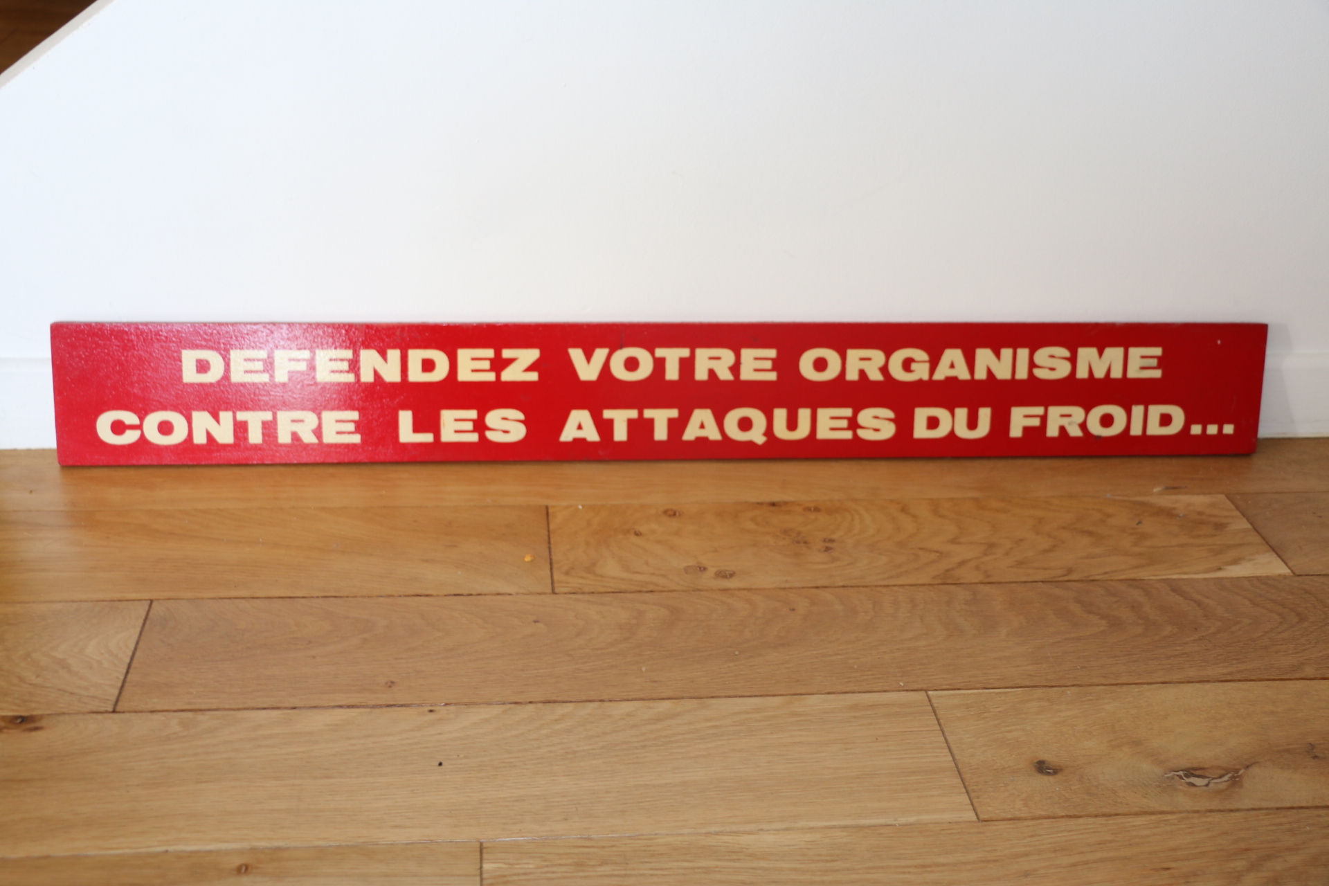 Plaque publicitaire « organisme »